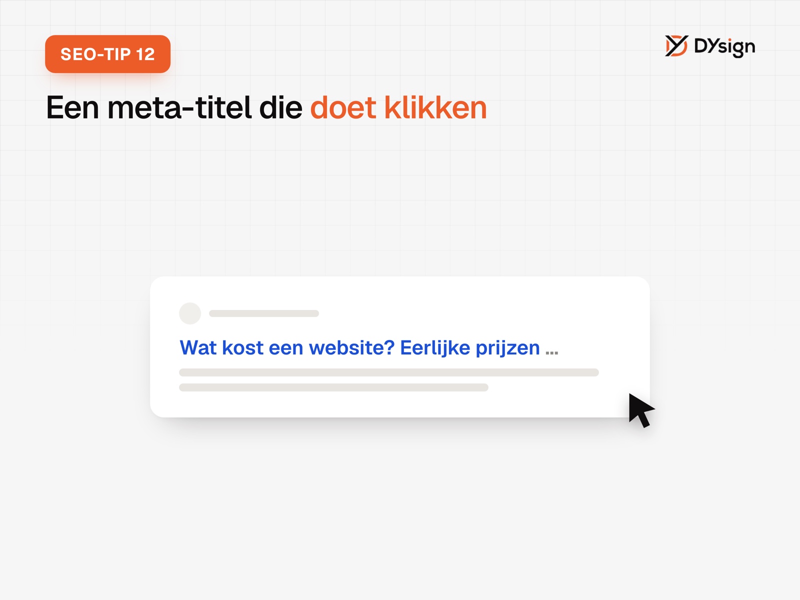SEO-tip 12: schrijf een meta-titel en meta-beschrijving die doen klikken SEO-tip 12: schrijf een meta-titel en meta-beschrijving die doen klikken