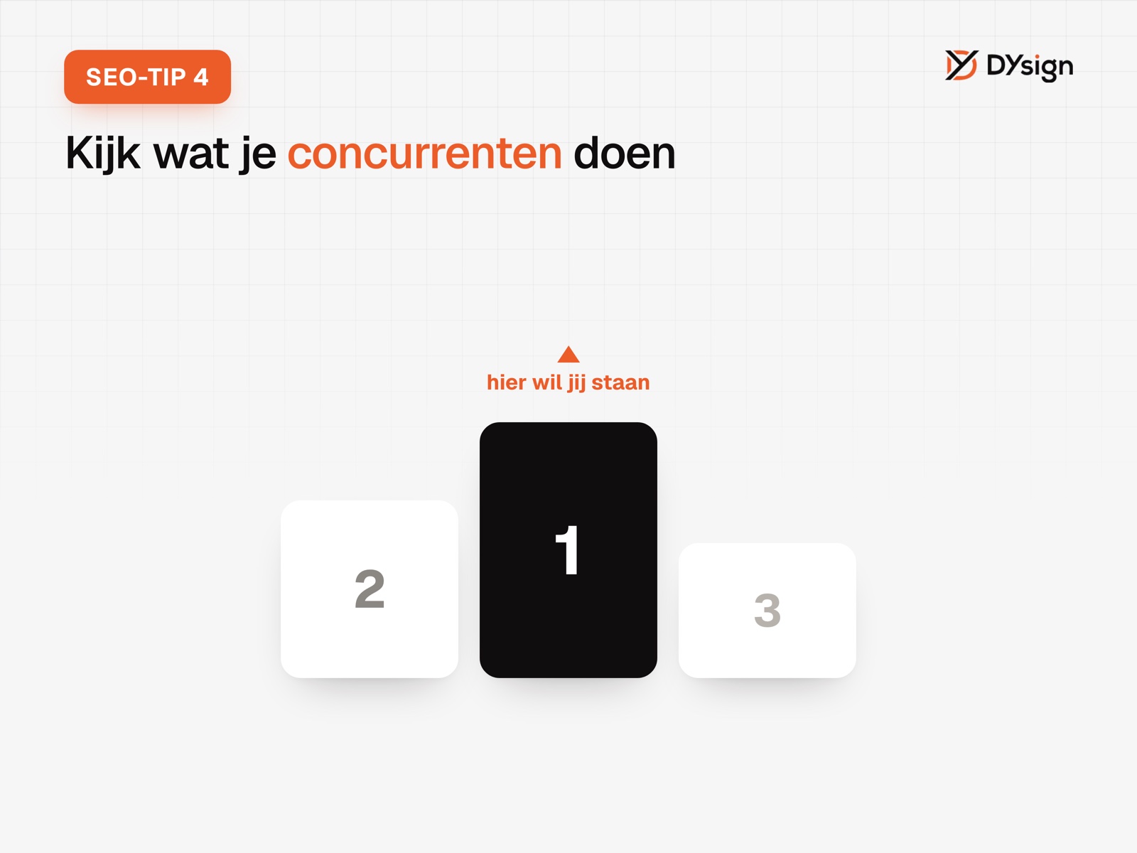 SEO-tip 4: kijk wat je concurrenten doen SEO-tip 4: kijk wat je concurrenten doen