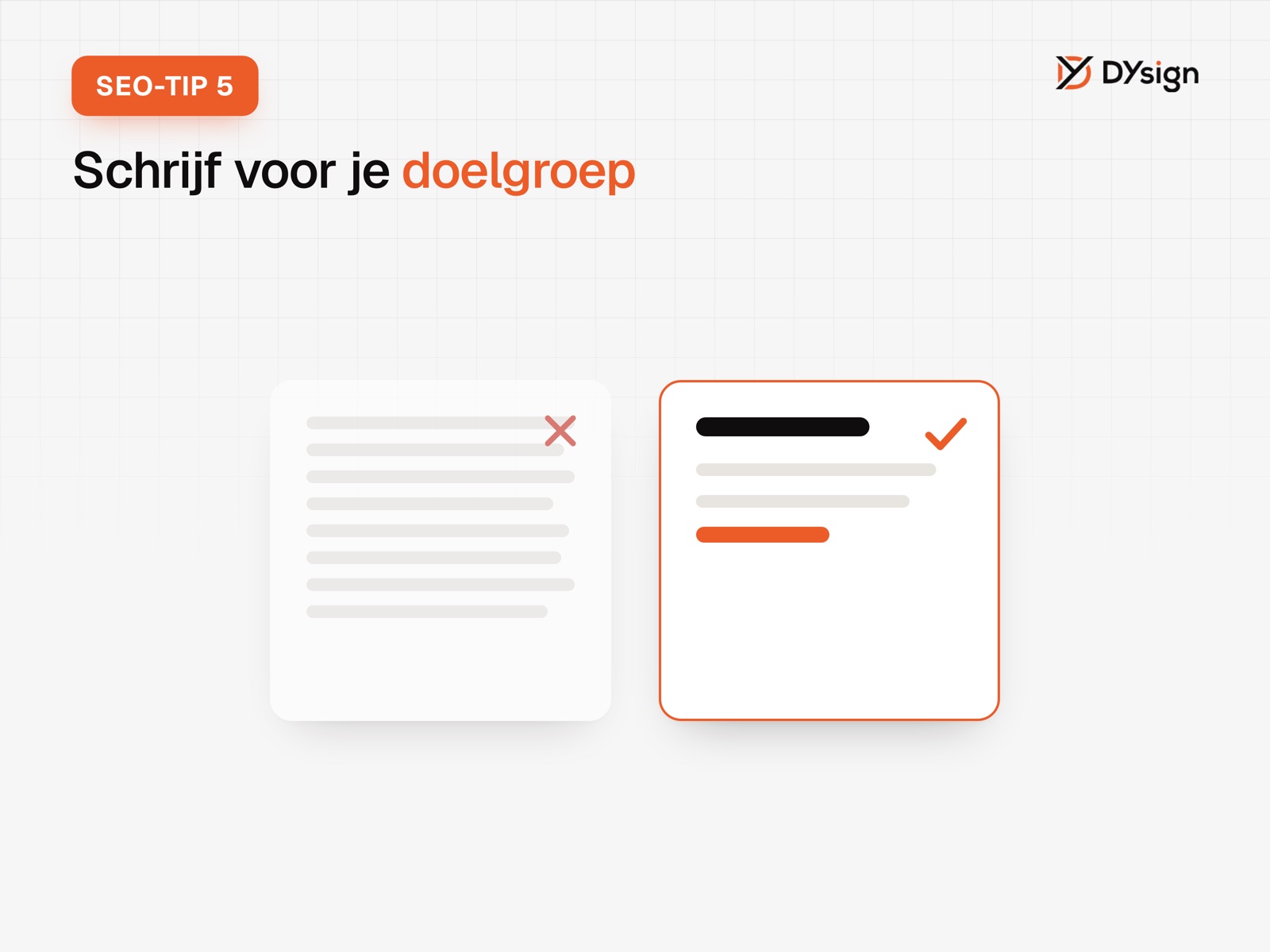 SEO-tip 5: schrijf voor je doelgroep, niet om slim over te komen SEO-tip 5: schrijf voor je doelgroep, niet om slim over te komen