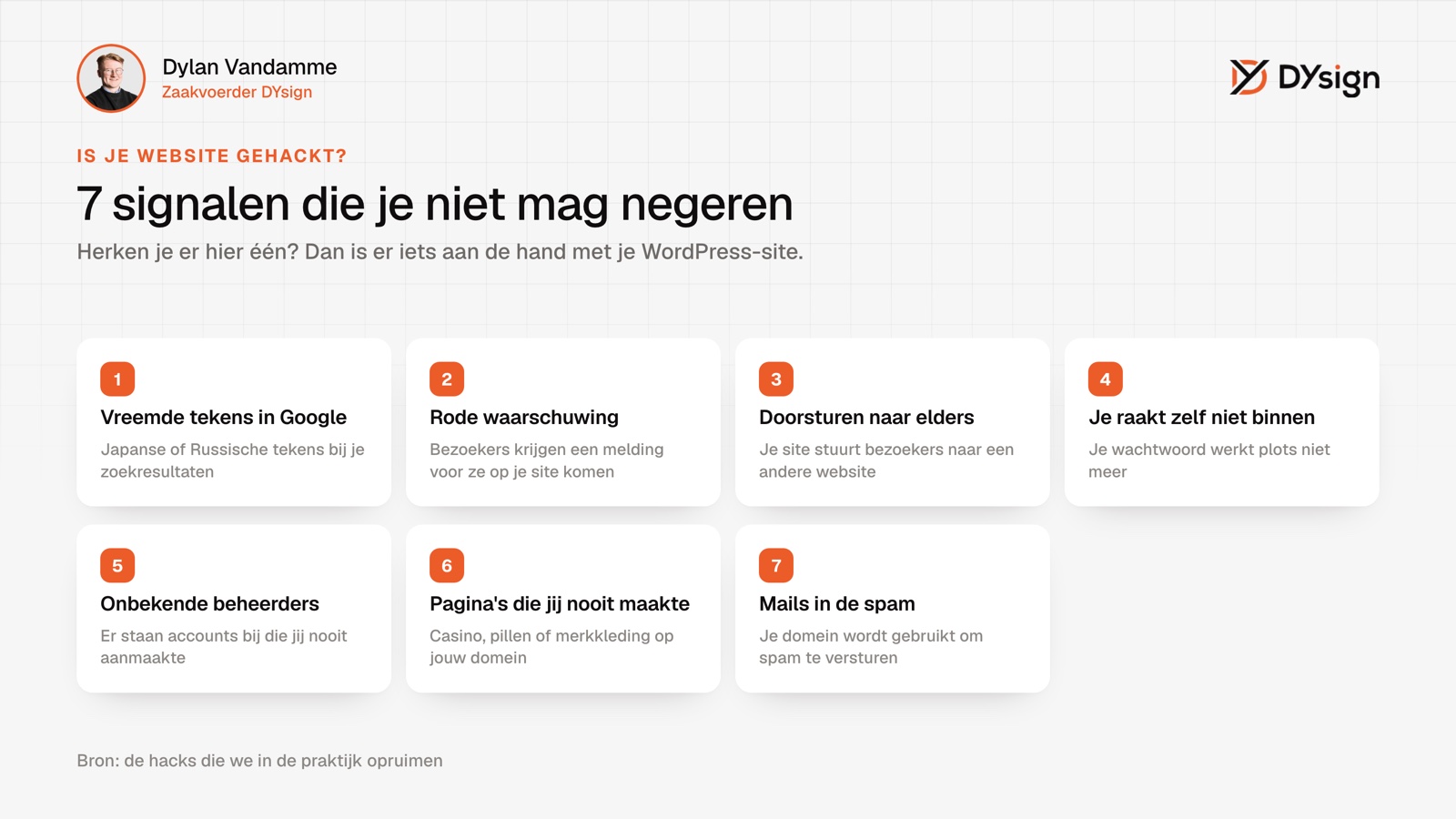 Is je WordPress-site gehackt? De 7 signalen die je niet mag negeren 7 signalen dat je WordPress-site gehackt is